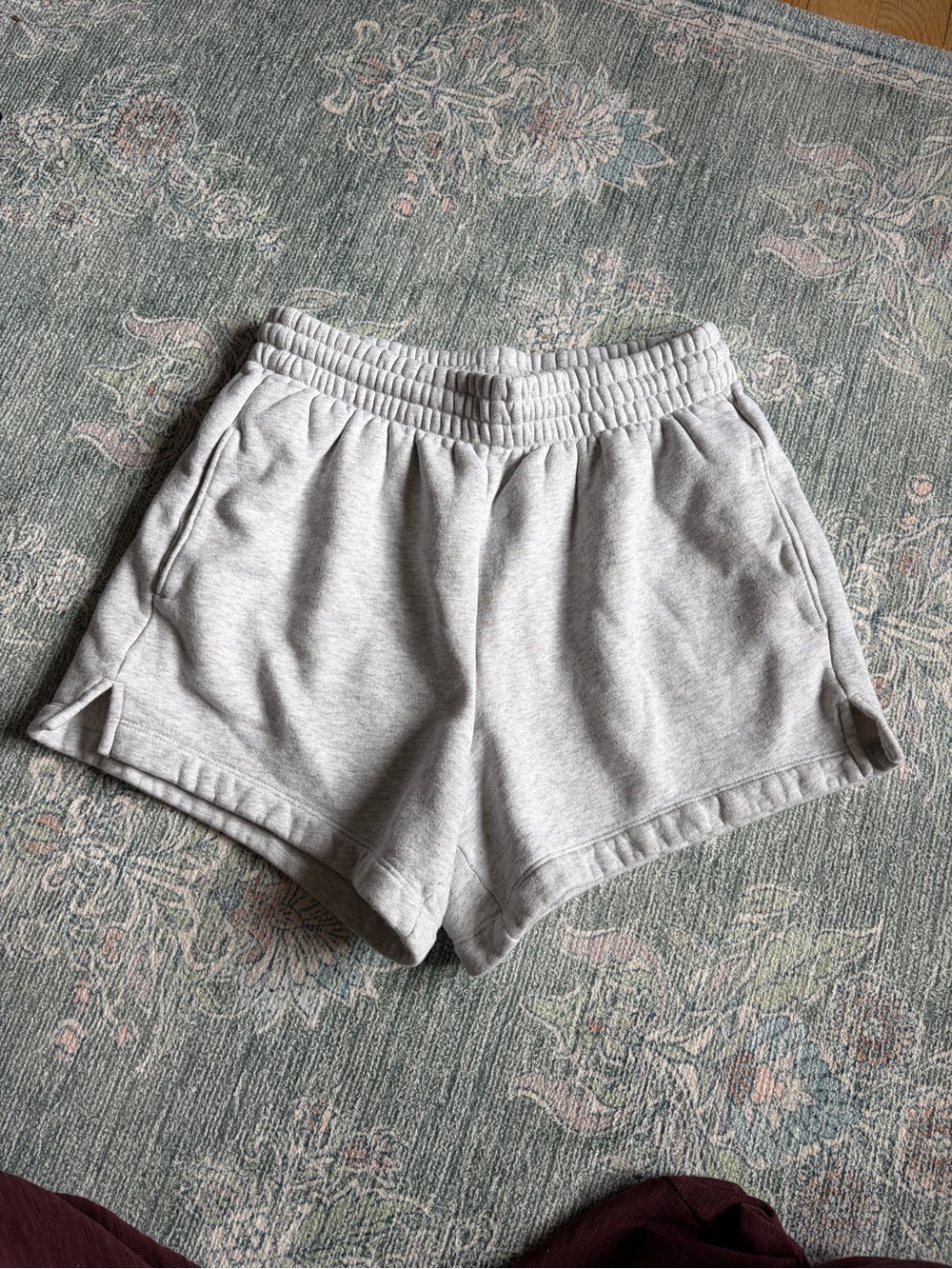 Abercrombie Light Gray Sweatshorts Size S